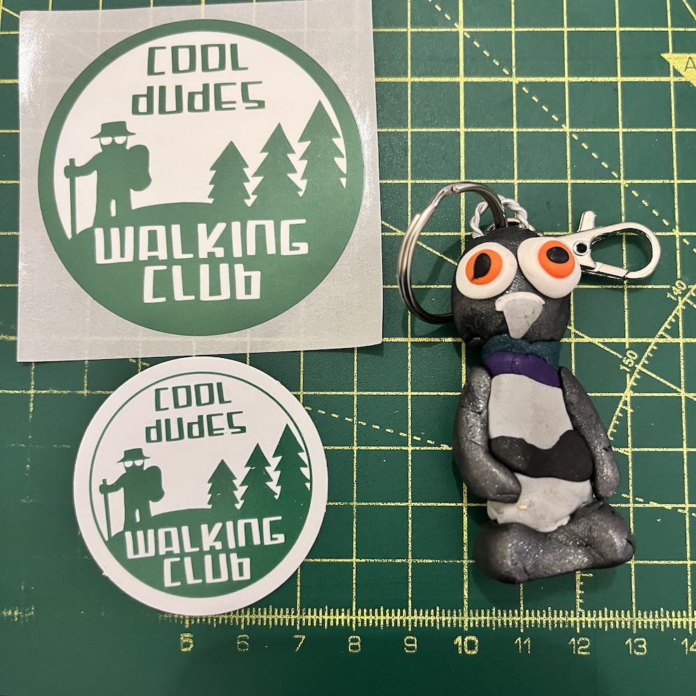 Pigeon 58 Keyrings & Stickers (Free P&P UK only)