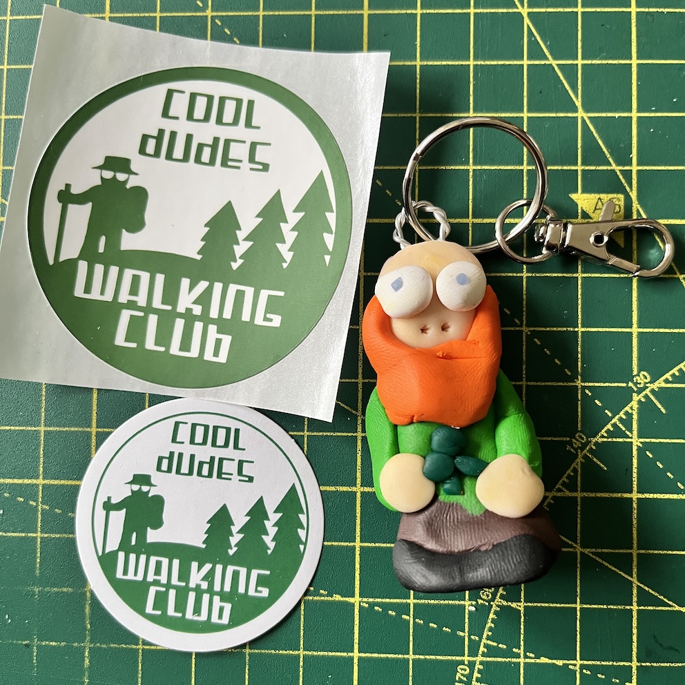 IMG_8080 Shamrock St Patricks Day Keyring & Stickers (Free P&P UK only)
