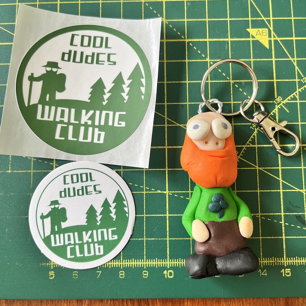 IMG_8105 Content St Patricks Keyring & Stickers (Free P&P UK only)