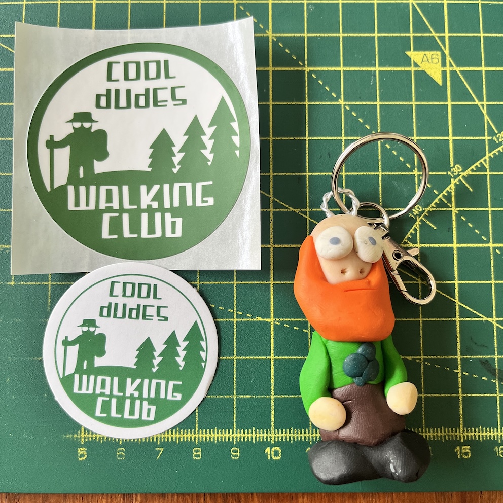 Glum St Patricks Keyring & Stickers (Free P&P UK only)