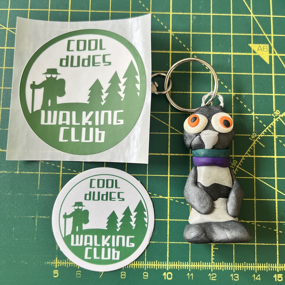 IMG_8108 Pigeon 66 Keyring & Stickers (Free P&P UK only)