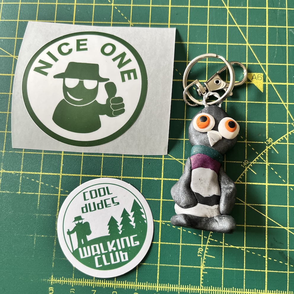IMG_8693 Pigeon 71 Keyring & Stickers (Free P&P UK only)