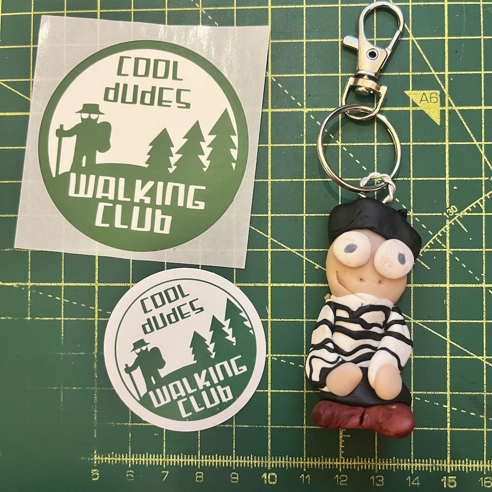 IMG_8807 Happy French Keyring & Stickers (Free P&P UK only)
