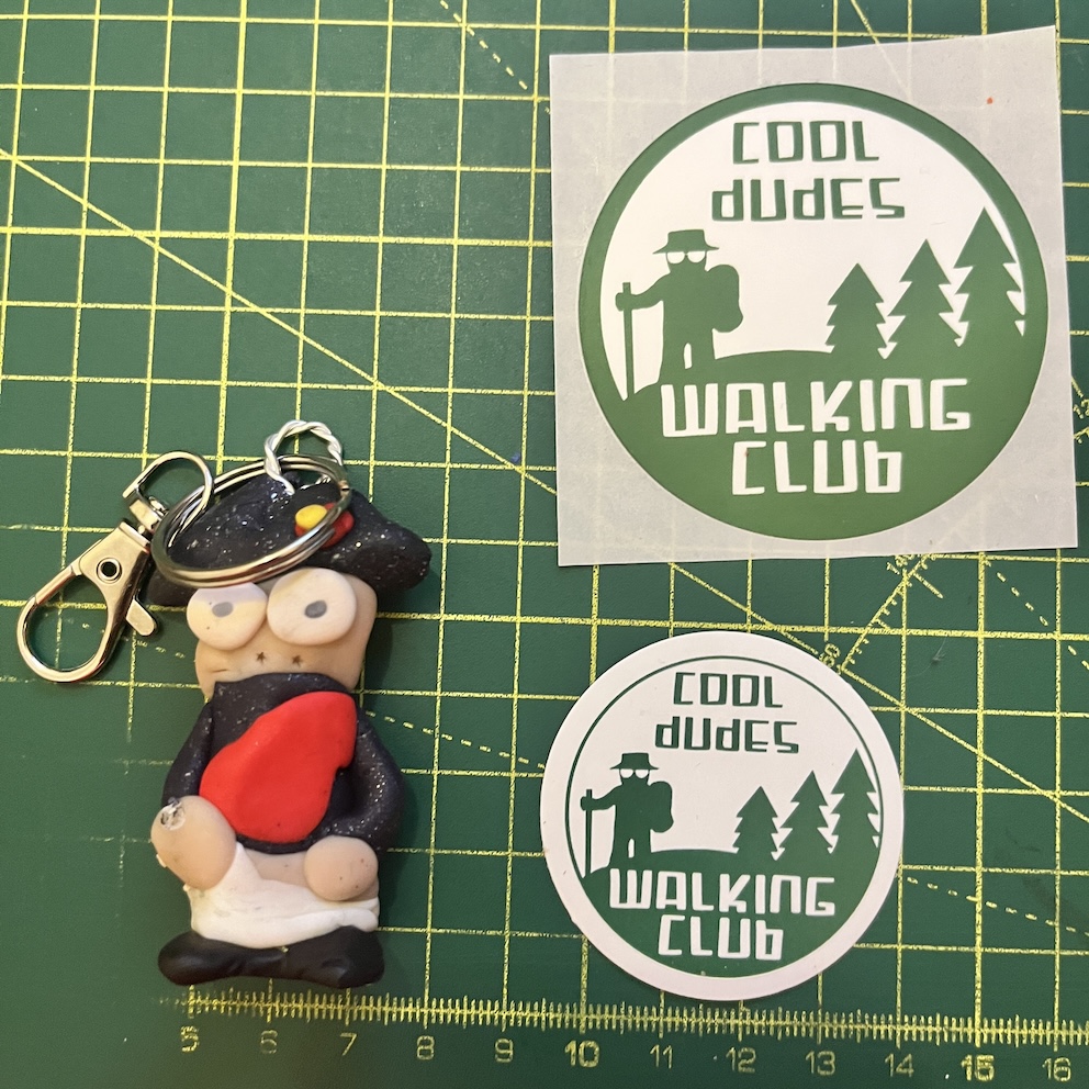 IMG_8814 2 Glum Napoleon Keyring & Stickers (Free P&P UK only)