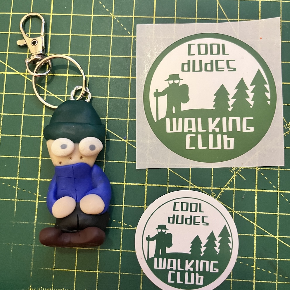 IMG_8816 Shocked Winter Marek Keyring & Stickers (Free P&P UK only)