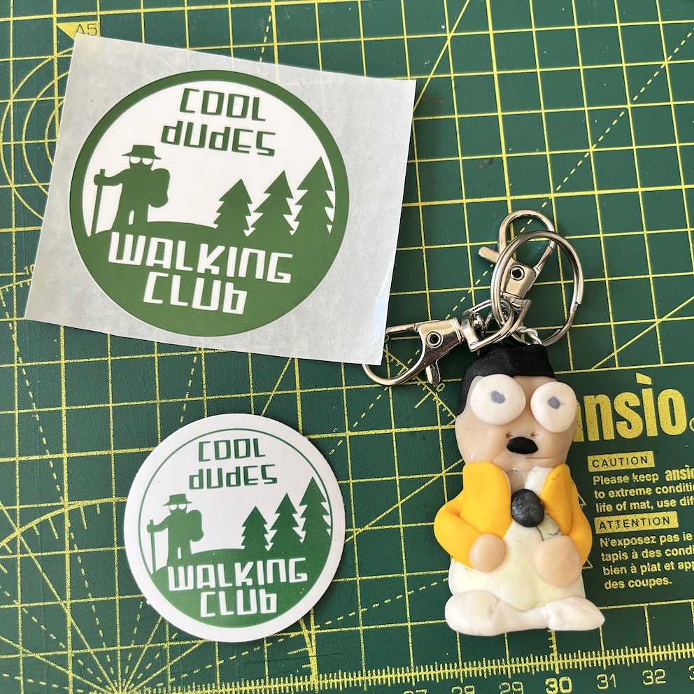 IMG_8835 Portly Freddie Marekcury Keyring & Stickers (Free P&P UK only)