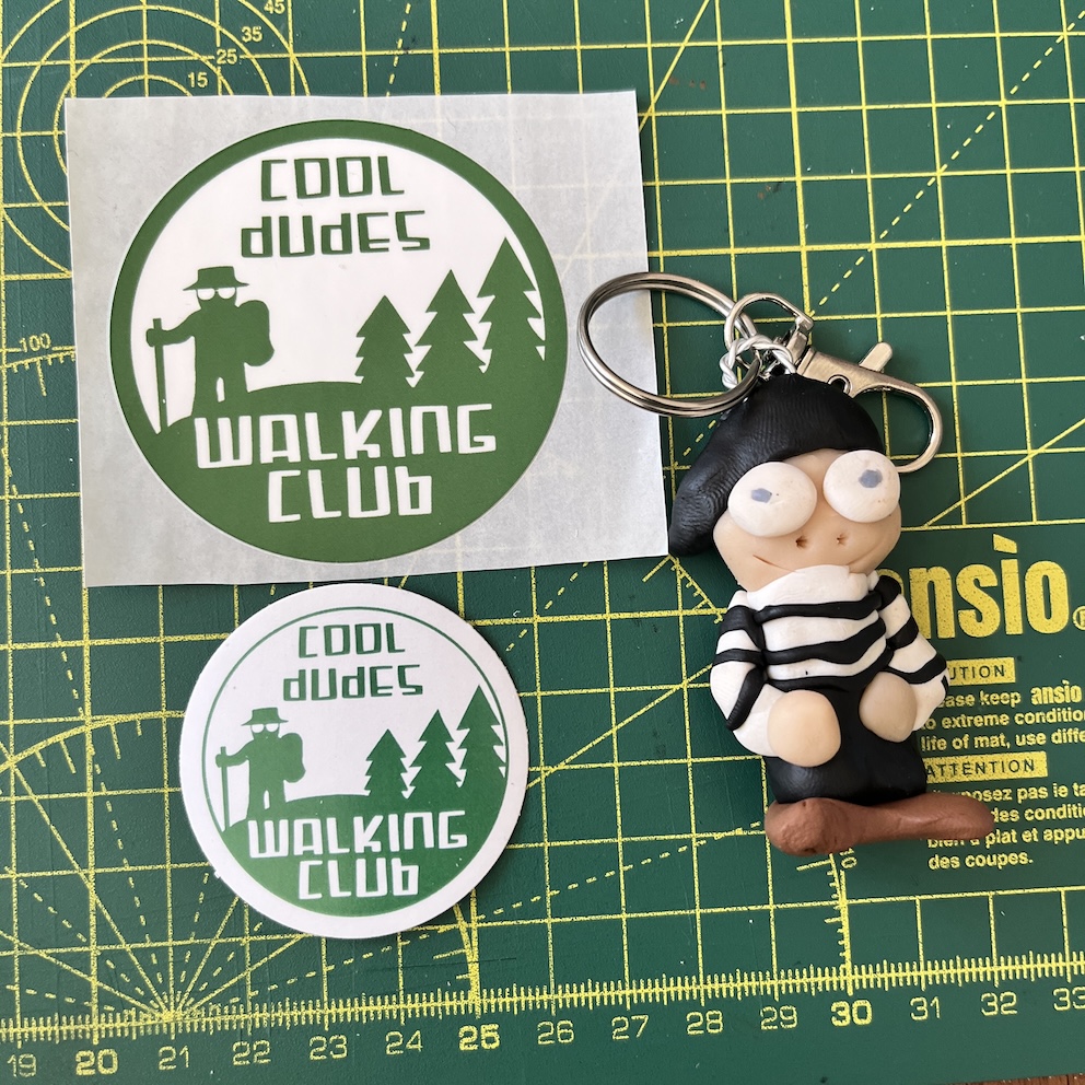 IMG_8838 Happy French Keyring & Stickers (Free P&P UK only)