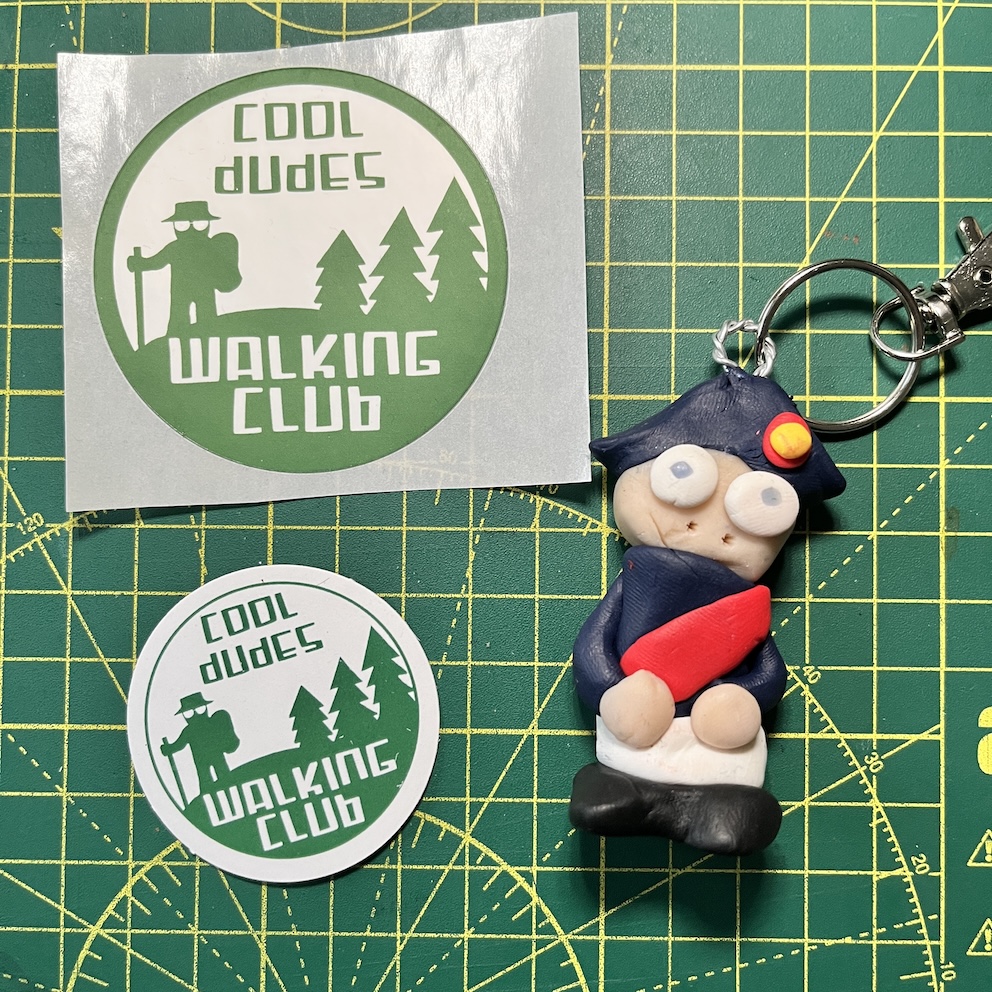IMG_8854 2 Happy Napoleon Keyring & Stickers (Free P&P UK only)