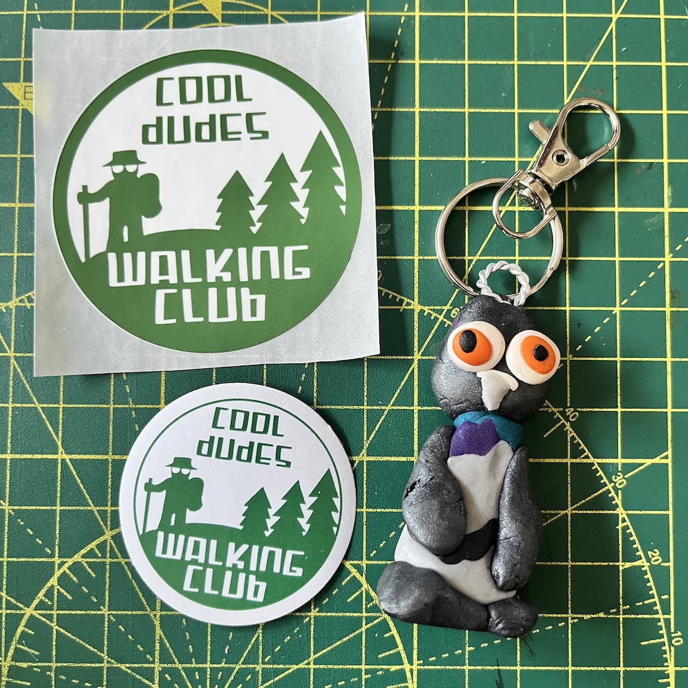 IMG_9104 Pigeon 78 Keyring & Stickers (Free P&P UK only)