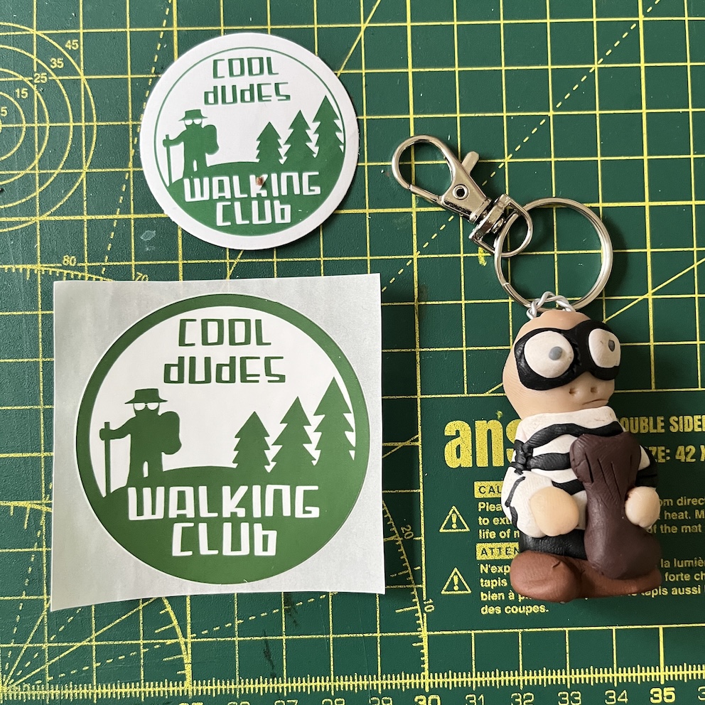 IMG_9128 Watchful Burglar Keyrings & Stickers (Free P&P UK only)