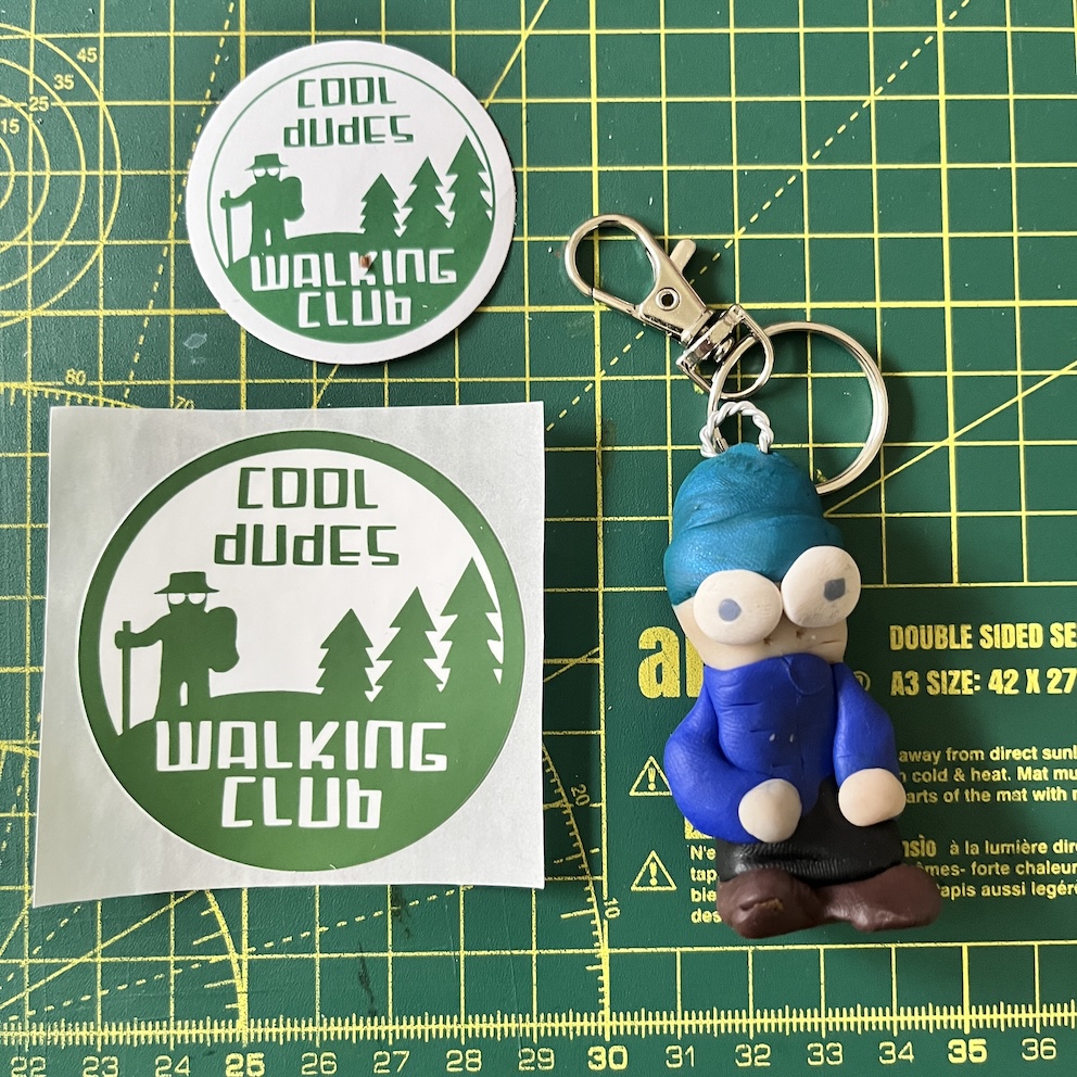 IMG_9129 Melancholy Winter Marek Keyring & Stickers (Free P&P UK only)