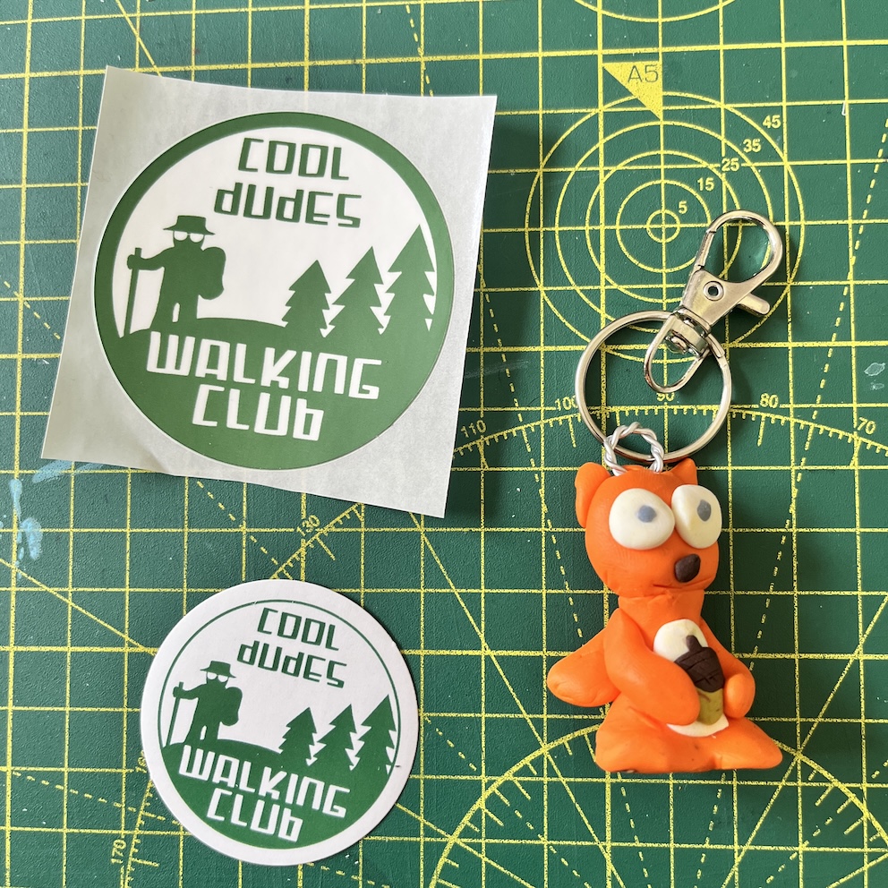 IMG_9153 Happy Red Squirrel Keyring (Free P&P UK only)