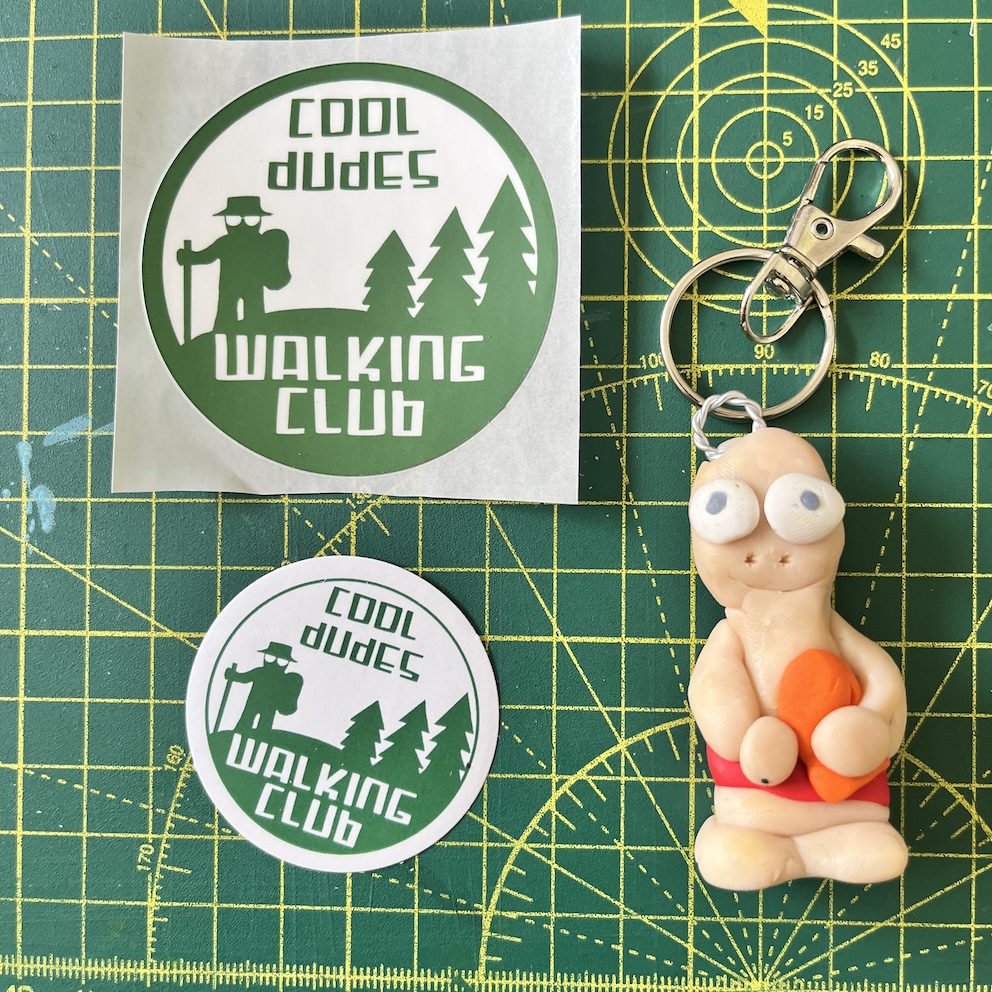 IMG_9155 Happy Baywatch Keyring & Stickers (Free P&P UK only)