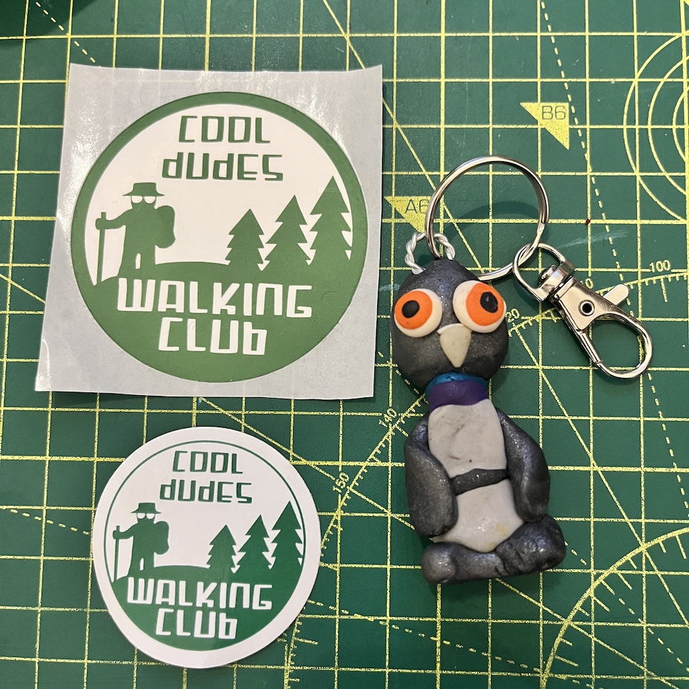 IMG_9223 Pigeon #80 Keyring & Stickers (Free P&P UK only)