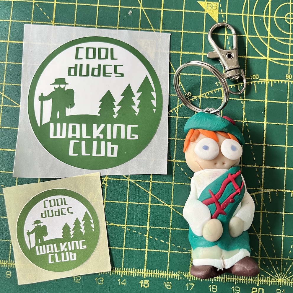 IMG_9370 Happy Scottish Keyring & Stickers (Free P&P UK only)