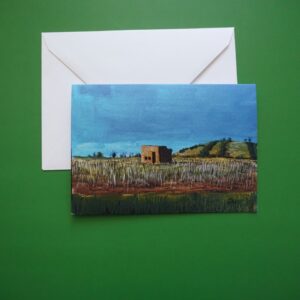 A6 Chale Hut Card (Free P&P UK only)