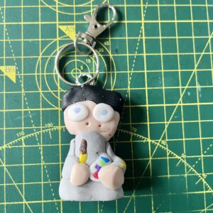 Grumpy Artist #21 Keyring (Free P&P UK only)