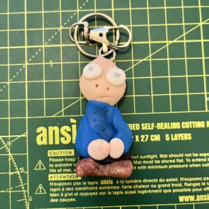 Glum Blue Shirt Keyring (Free P&P UK only)