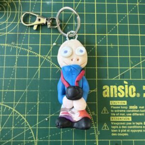 Photographer spangly trousers Keyring (Free P&P UK only)