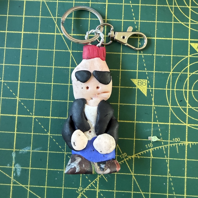 Sunglasses Punk Keyring (Free P&P UK Only)