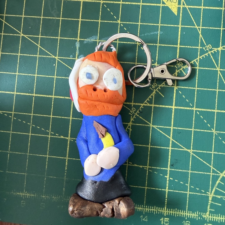 Van Gogh #8 Keyring  (Free P&P UK only)