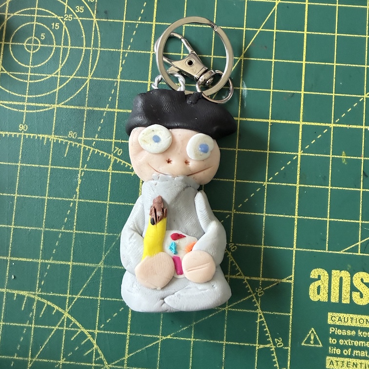 Pleased Artist Keyring (Free P&P UK Only)