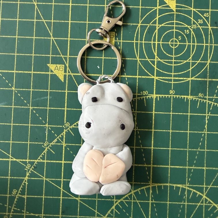 Ploppahotamus #75 Keyring (Free P&P UK only)