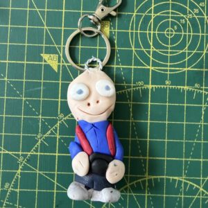 Happy Grey Shoes Photographer Keyring (Free P&P UK only)