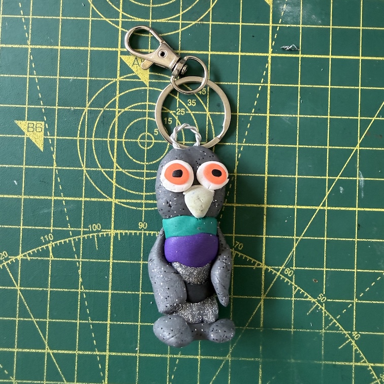 Pigeon #123 Keyring (Free P&P UK only)
