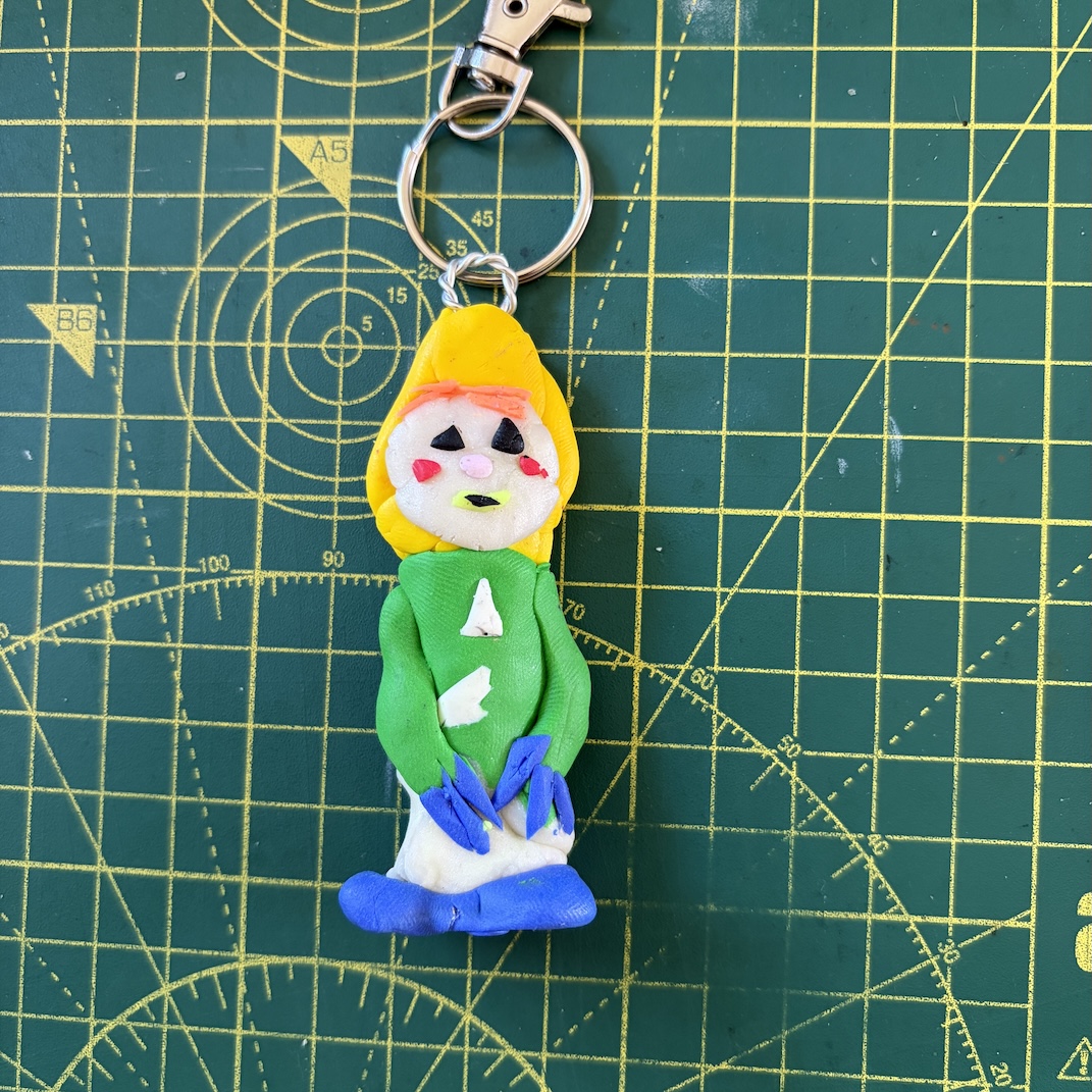 Sandown Clown Keyring #43 (Free P&P UK only)