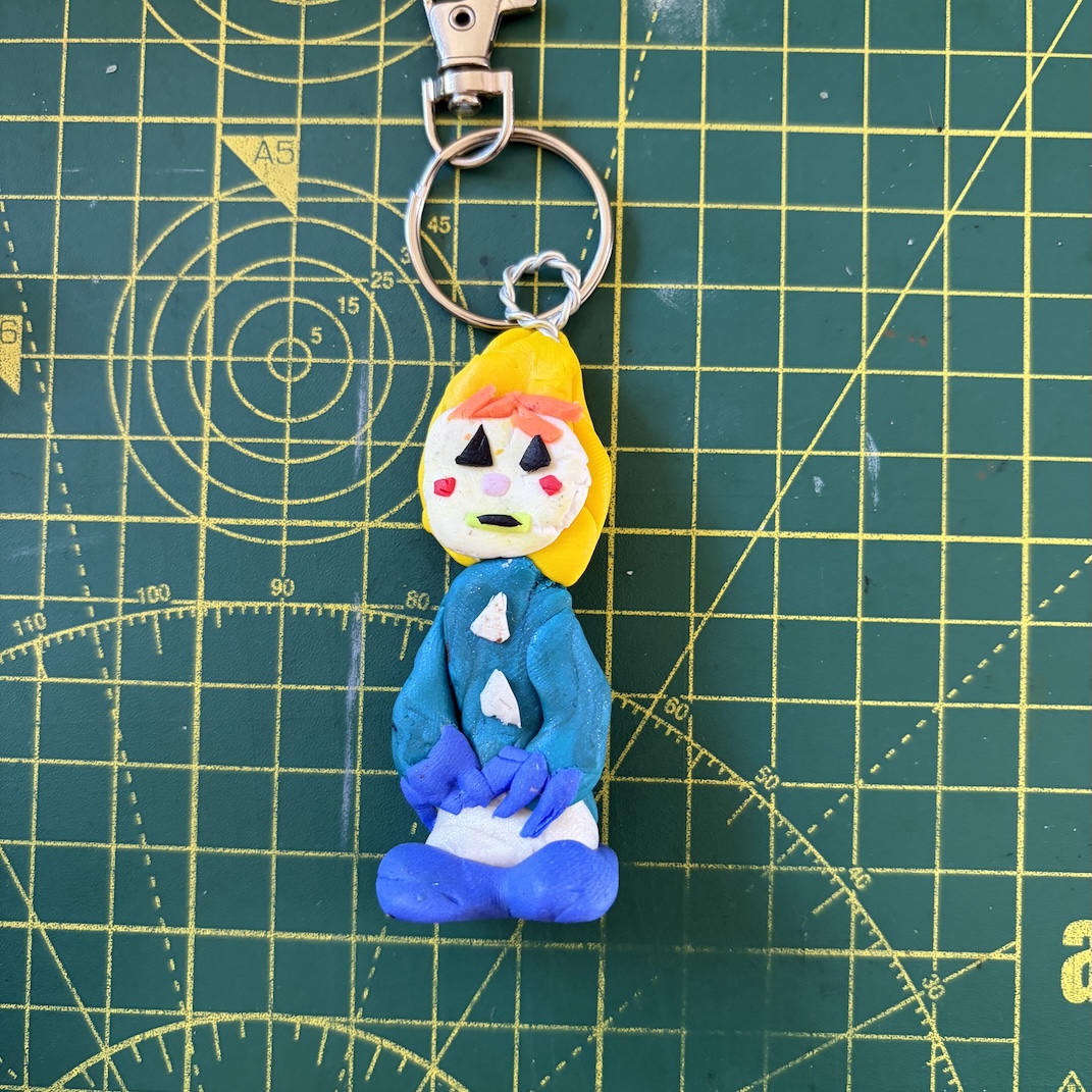 Sandown Clown Keyring #45 (Free P&P UK only)