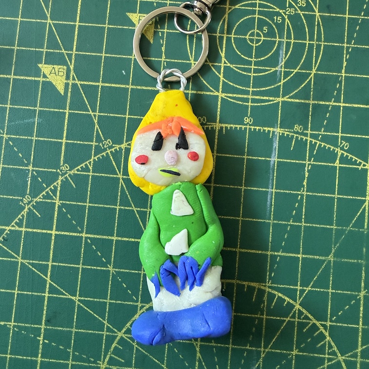 Sandown Clown #46 Keyring (Free P&P UK only)