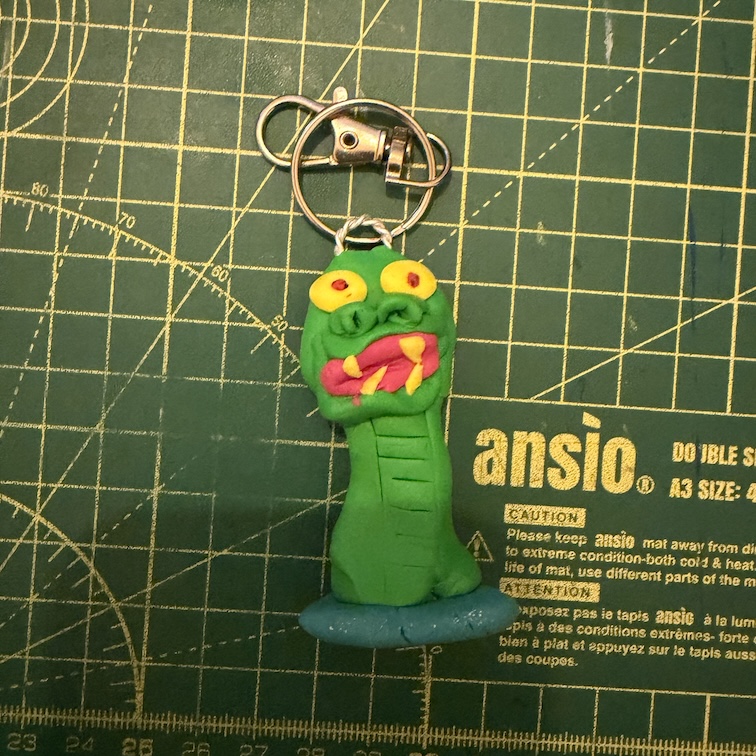 Yarmouth Sea Monster #9 Keyring (Free P&P UK only)