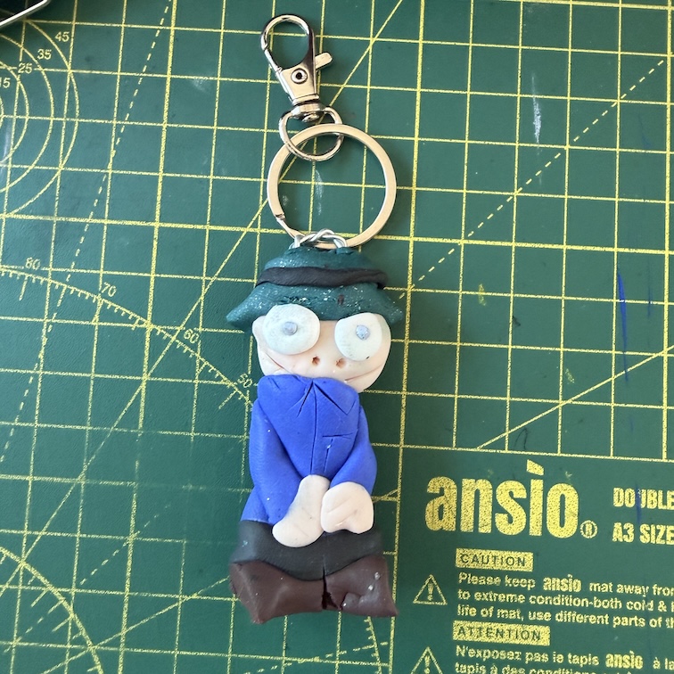 Cheeky Tilly Hat Keyring (Free P&P UK only)