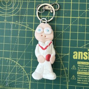 Indifferent Cricket Bowler Keyring (Free P&P UK only)