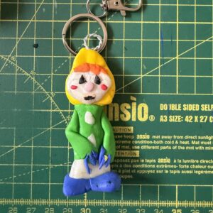 Sandown Clown #41 Keyring (Free P&P UK only)