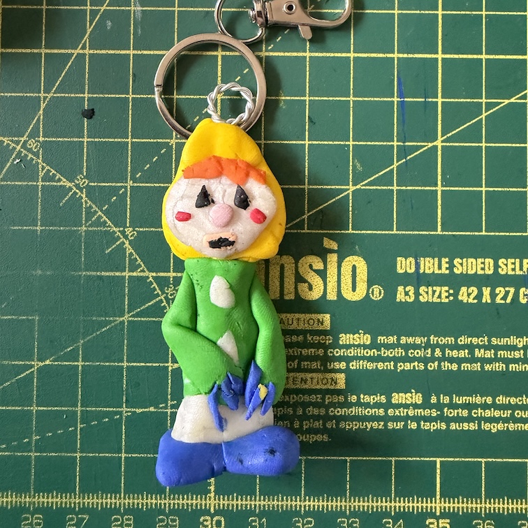Sandown Clown #41 Keyring (Free P&P UK only)