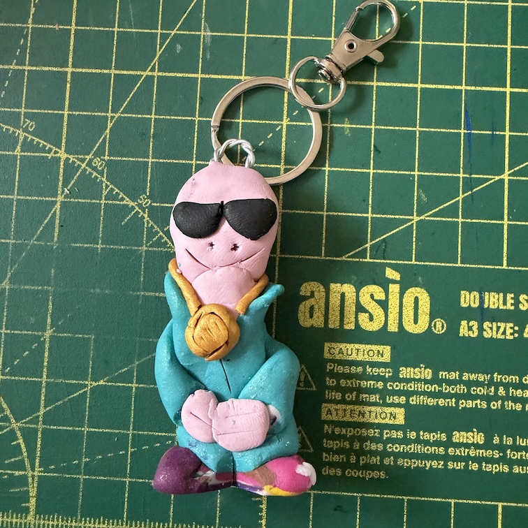 Sunglasses Disco Keyring (Free P&P UK only)
