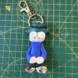 Tilley Hat Spangly Shoes Keyring (Free P&P UK only)