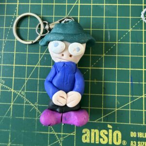Tilly Hat Pink Shoes Keyring (Free P&P UK only)