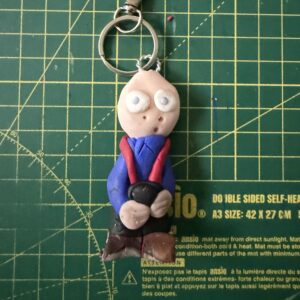 Surprised Photographer Keyring (Free P&P UK only)