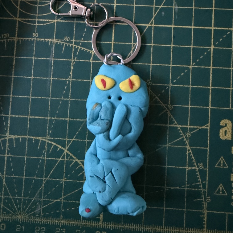 Blue Cthulhu #1 Keyring (Free P&P UK only)