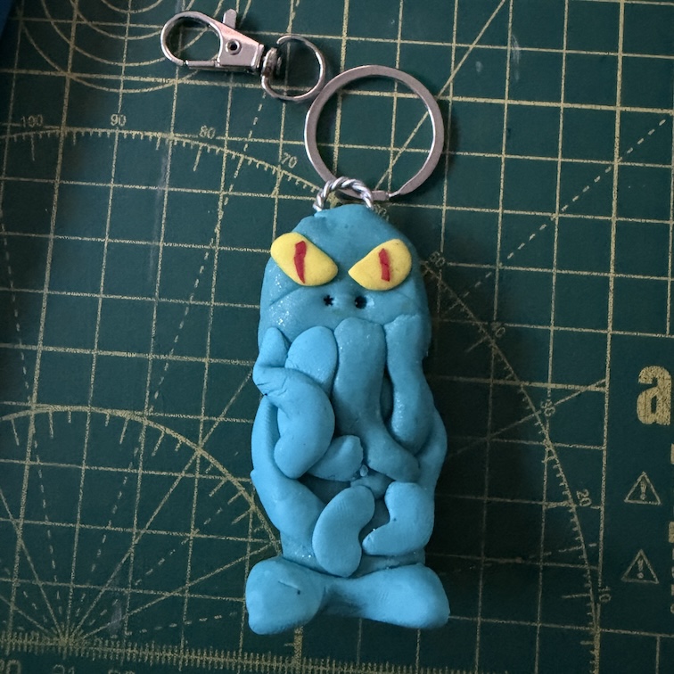 Blue Cthulhu #2 Keyring (Free P&P UK only)